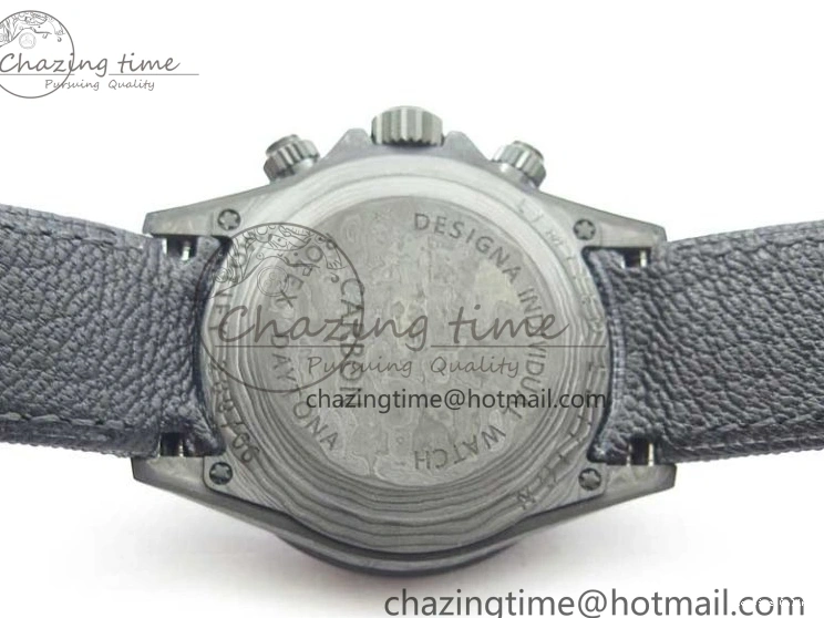 0601 Daytona DIW Carbon OMF Best Edition Black White Dial on Black Nylon Strap A OnTrend 2843